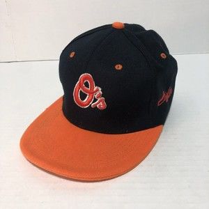 Baltimore Orioles Snapback Hat, Black and Orange, Embroidered, KIPA CAP USA